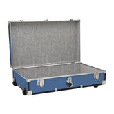 Seward Under the Bed 31" Trunk with Wheels & Lock, Misty Blue